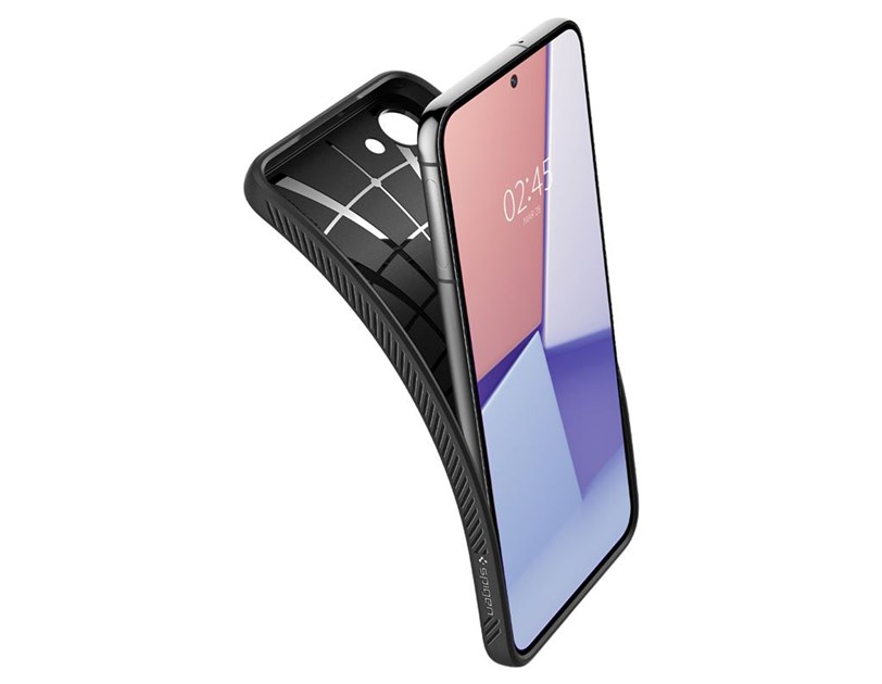 Spigen Liquid Air, zaštitna maska za telefon, crna - Samsung Galaxy S23+