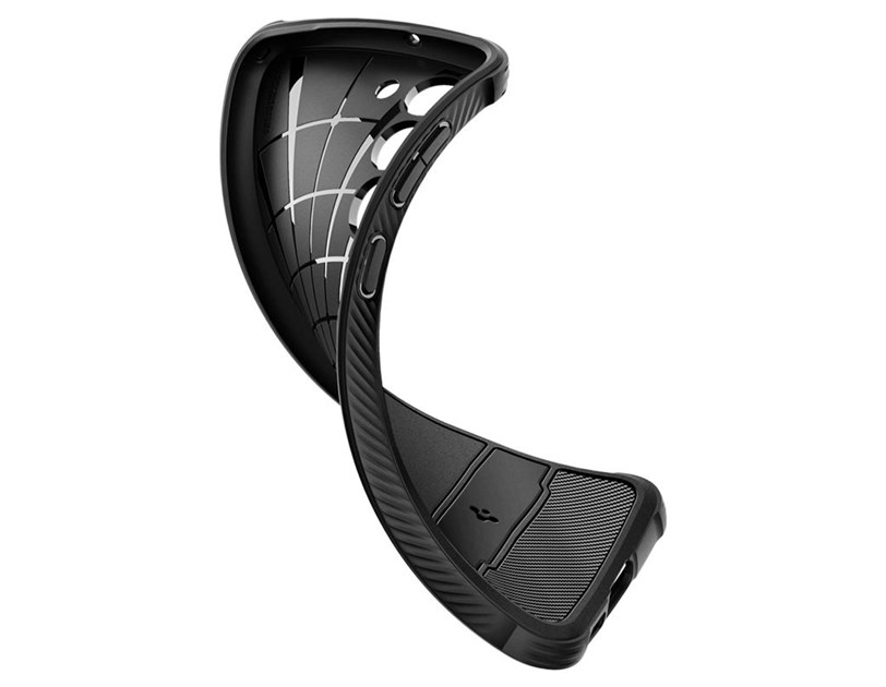 Spigen Rugged Armor, zaštitna maska za telefon, crna - Samsung Galaxy S23+
