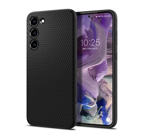 Spigen Liquid Air, zaštitna maska za telefon, crna - Samsung Galaxy S23 (ACS05712)