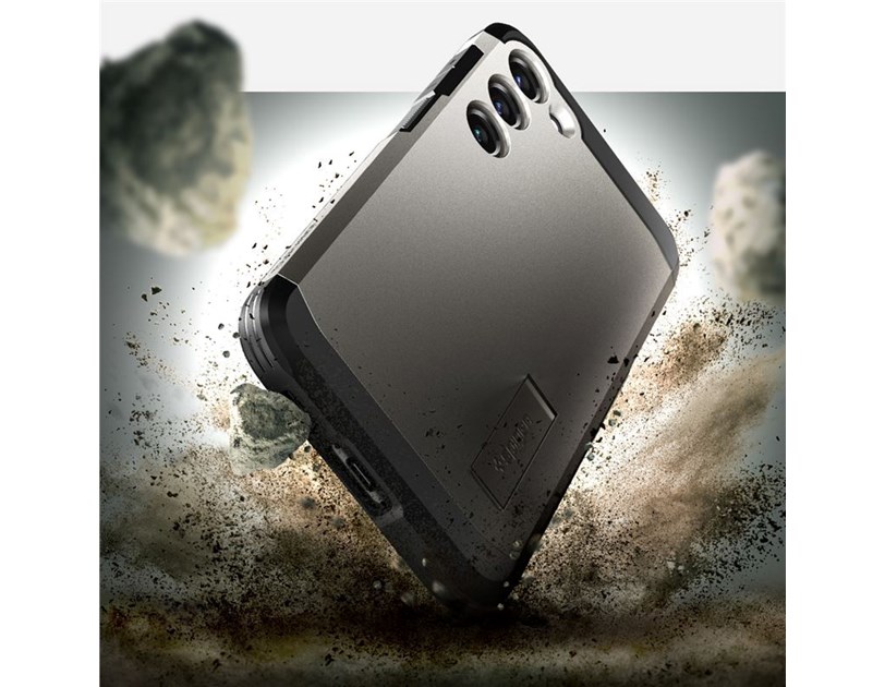 Spigen Tough Armor, zaštitna maska za telefon, gunmetal - Samsung Galaxy S23 (ACS05719)