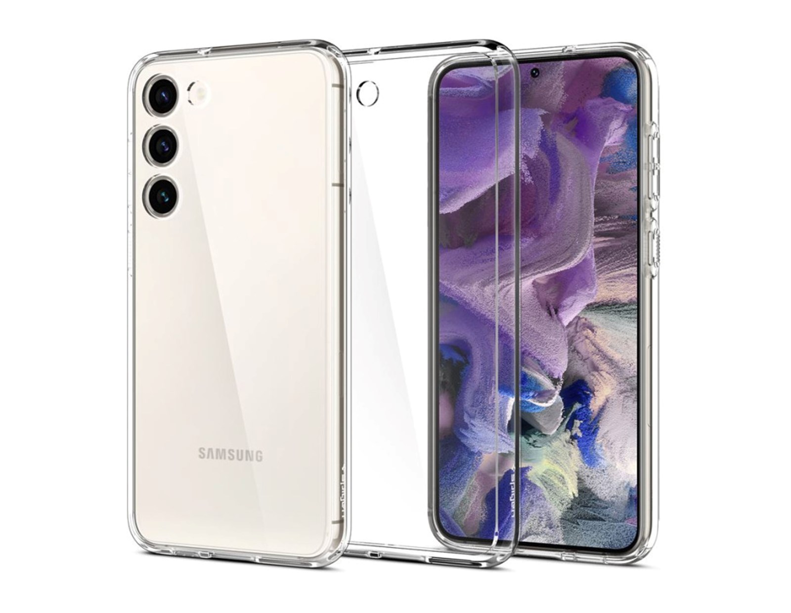 Spigen Ultra Hybrid, zaštitna maska za telefon, prozirna - Samsung Galaxy S23