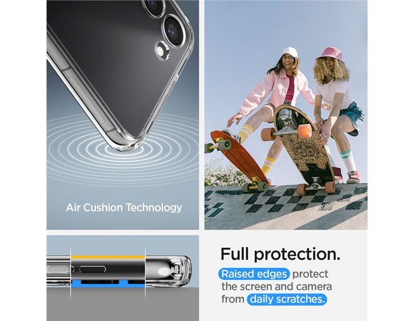 Spigen Ultra Hybrid, zaštitna maska za telefon, prozirna - Samsung Galaxy S23