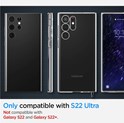 Spigen Liquid Crystal, zaštitna maska za telefon, prozirna - Samsung Galaxy S22 Ultra