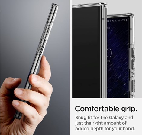 Spigen Liquid Crystal, zaštitna maska za telefon, prozirna - Samsung Galaxy S22 Ultra