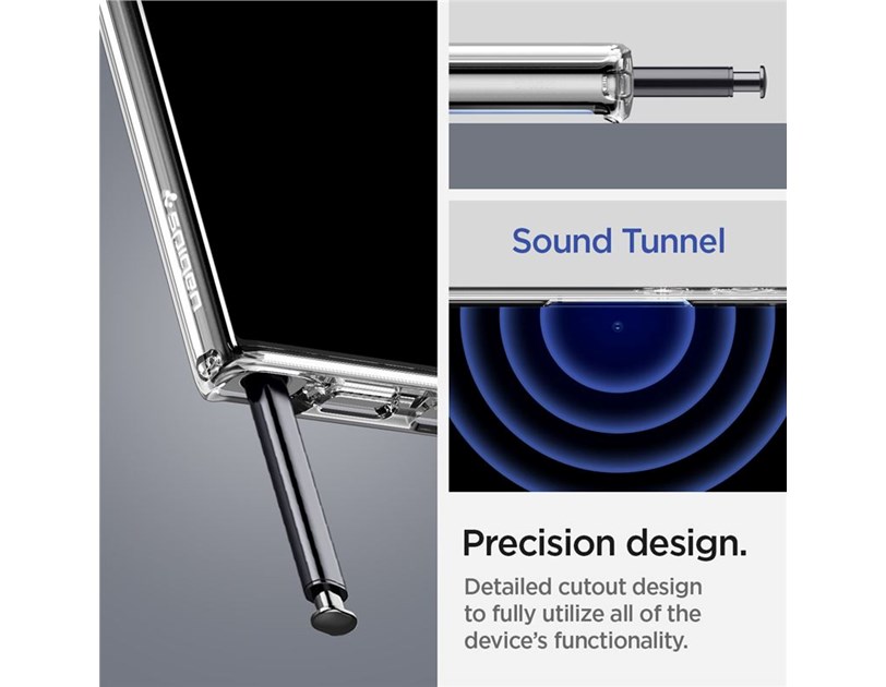 Spigen Liquid Crystal, zaštitna maska za telefon, prozirna - Samsung Galaxy S22 Ultra