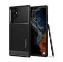 Spigen Rugged Armor, zaštitna maska za telefon, mat crna - Samsung Galaxy S22 Ultra (ACS03914)