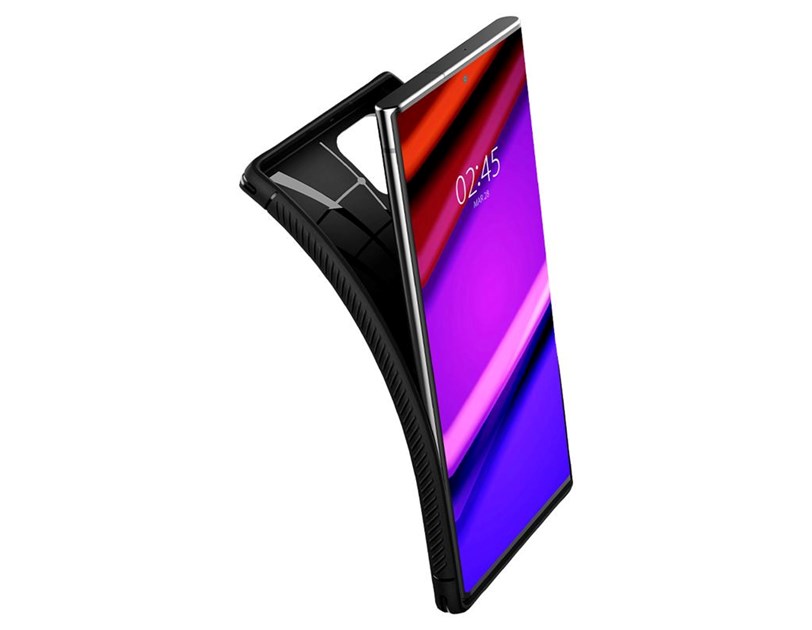 Spigen Rugged Armor, zaštitna maska za telefon, mat crna - Samsung Galaxy S22 Ultra (ACS03914)