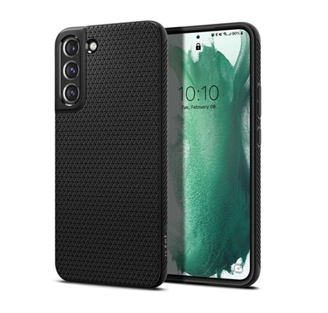 Spigen Liquid Air, zaštitna maska za telefon, crna - Samsung Galaxy S22 (ACS03987)