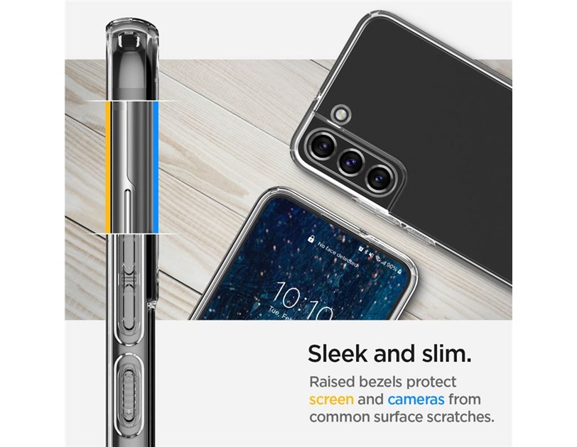 Spigen Liquid Crystal, zaštitna maska za telefon, prozirna - Samsung Galaxy S22