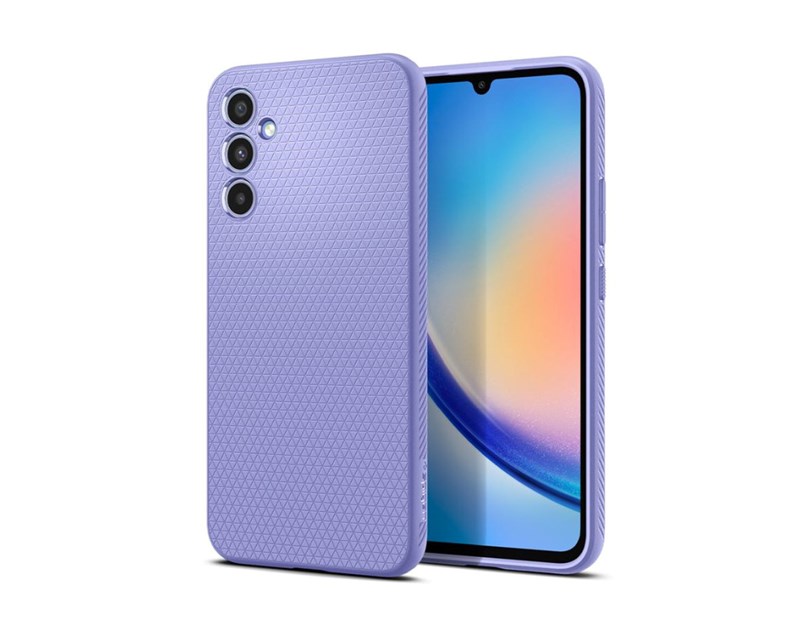 Spigen Liquid Air, zaštitna maska za telefon, ljubičasta - Samsung Galaxy A34 5G (ACS06104)