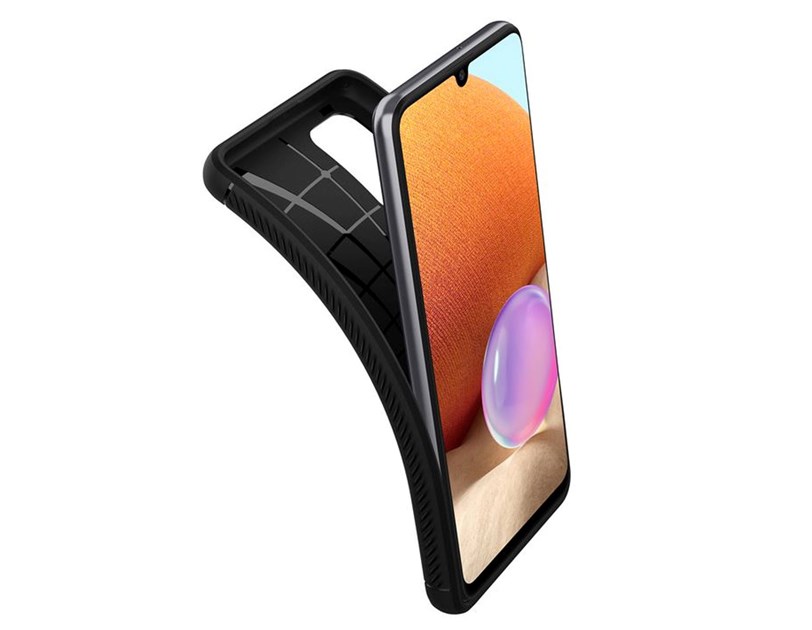 Spigen Rugged Armor, zaštitna maska za telefon, crna - Galaxy A32 (LTE)