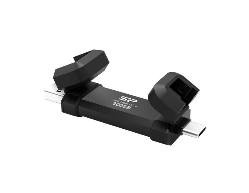 Silicon Power DS72 500GB ultra brzi USB Stick, Dual interface (USB-A+USB-C),1050/850MB/s