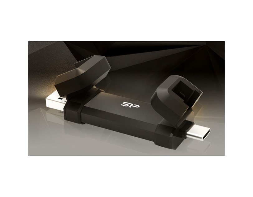 Silicon Power DS72 500GB ultra brzi USB Stick, Dual interface (USB-A+USB-C),1050/850MB/s