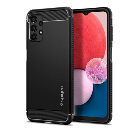 Spigen Rugged Armor, zaštitna maska za telefon, crna - Samsung Galaxy A13