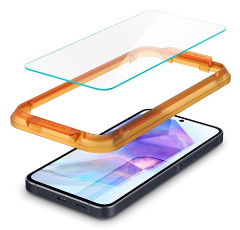 Spigen Glass tR AlignMaster 2 Pack - Samsung Galaxy A55