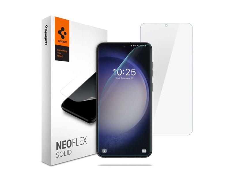 Spigen Film Neo Flex Solid, zaštitna navlaka za ekran telefona, prozirna, 2 kom - Samsung Galaxy S23+