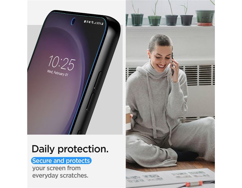 Spigen Film Neo Flex Solid, zaštitna navlaka za ekran telefona, prozirna, 2 kom - Samsung Galaxy S23+