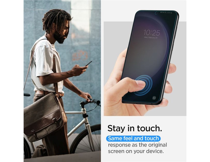 Spigen Film Neo Flex Solid, zaštitna navlaka za ekran telefona, prozirna, 2 kom - Samsung Galaxy S23+