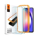 Spigen Glass Align Master Clear, zaštitno staklo za ekran telefona, 2 kom + okvir za instalaciju - Samsung Galaxy A54 5G (AGL05966) 
