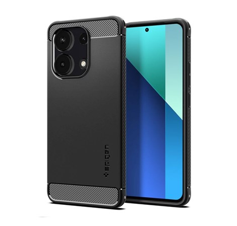 Spigen Rugged Armor, matte black - Xiaomi Redmi Note 13