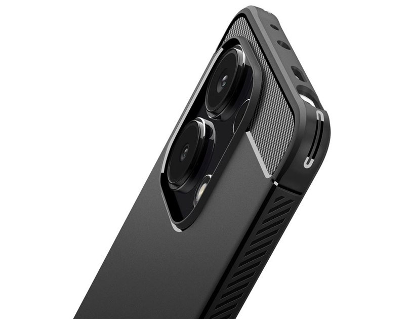 Spigen Rugged Armor, matte black - Xiaomi Redmi Note 13