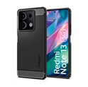 Spigen Rugged Armor, matte black - Xiaomi Redmi Note 13 5G