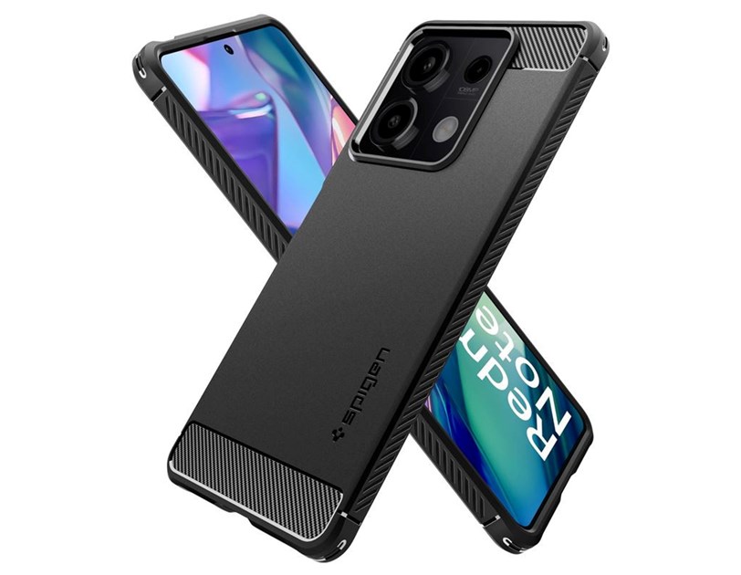 Spigen Rugged Armor, matte black - Xiaomi Redmi Note 13 5G