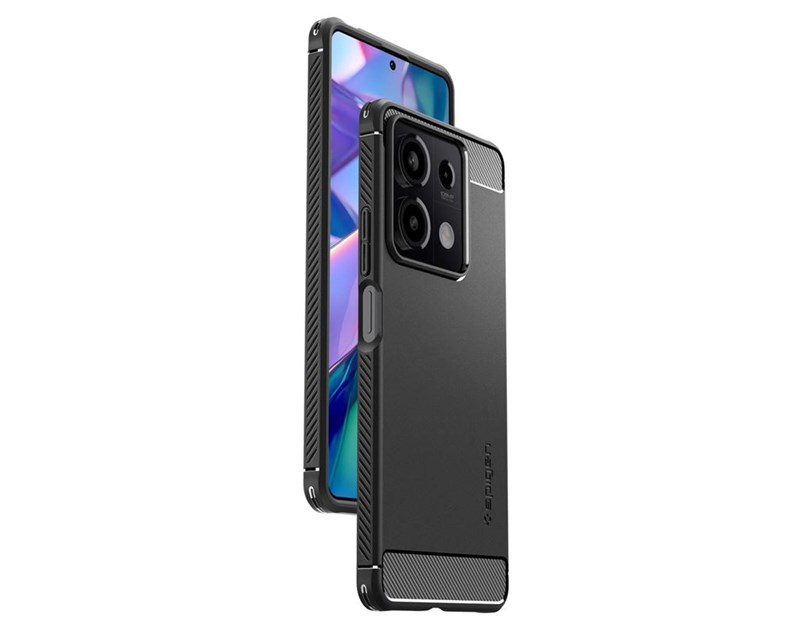 Spigen Rugged Armor, matte black - Xiaomi Redmi Note 13 5G