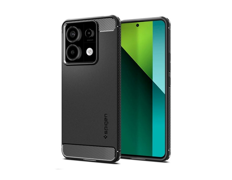 Spigen Rugged Armor, matte black - Xiaomi Redmi Note 13 Pro 5G / POCO X6 5G