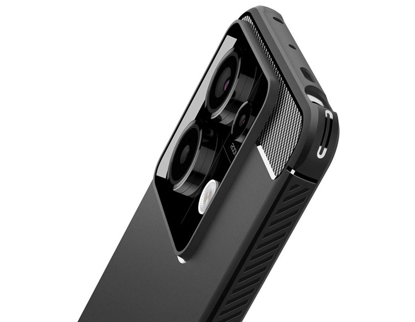 Spigen Rugged Armor, matte black - Xiaomi Redmi Note 13 Pro 5G / POCO X6 5G