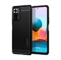 Spigen Rugged Armor, zaštitna maska za telefon, crna - Xiaomi Redmi Note 10 Pro/Max