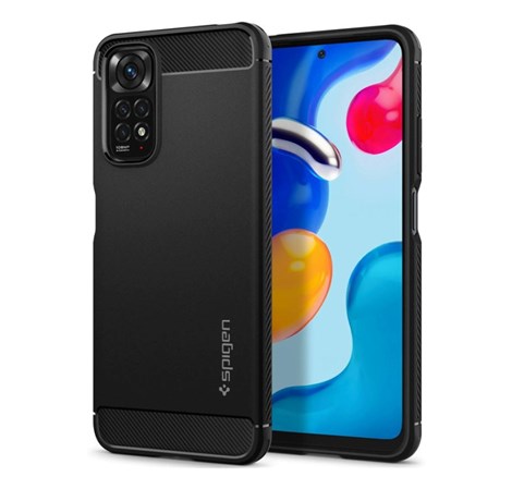 Spigen Rugged Armor, zaštitna maska za telefon, crna - Xiaomi Redmi Note 11S/Note 11 (ACS04417)