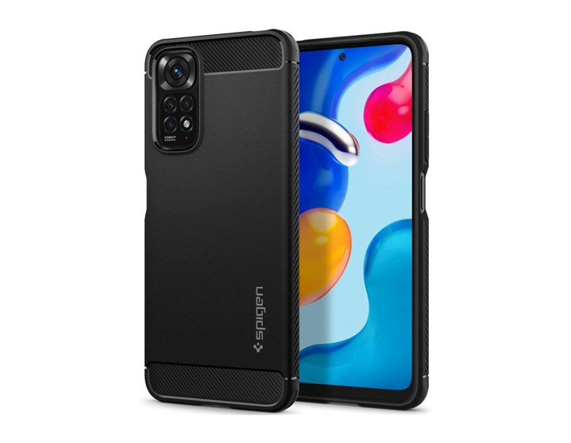Spigen Rugged Armor, zaštitna maska za telefon, crna - Xiaomi Redmi Note 11S/Note 11 (ACS04417)