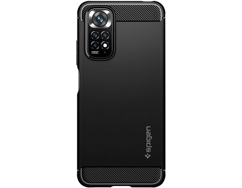Spigen Rugged Armor, zaštitna maska za telefon, crna - Xiaomi Redmi Note 11S/Note 11 (ACS04417)