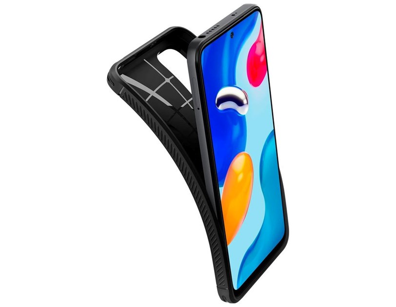 Spigen Rugged Armor, zaštitna maska za telefon, crna - Xiaomi Redmi Note 11S/Note 11 (ACS04417)