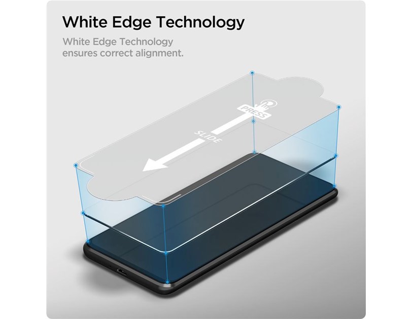 Spigen Glass tR Slim, zaštitno staklo za ekran telefona, 2 kom - Xiaomi Redmi Note 12 5G/POCO X5 5G (AGL06048)