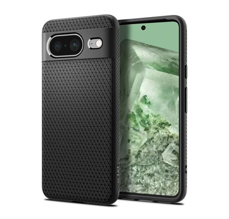 Spigen Liquid Air, zaštitna maska za telefon, mat crna - Google Pixel 8 (ACS06274)