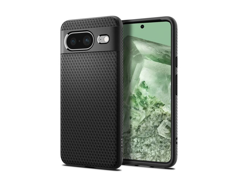 Spigen Liquid Air, zaštitna maska za telefon, mat crna - Google Pixel 8 (ACS06274)