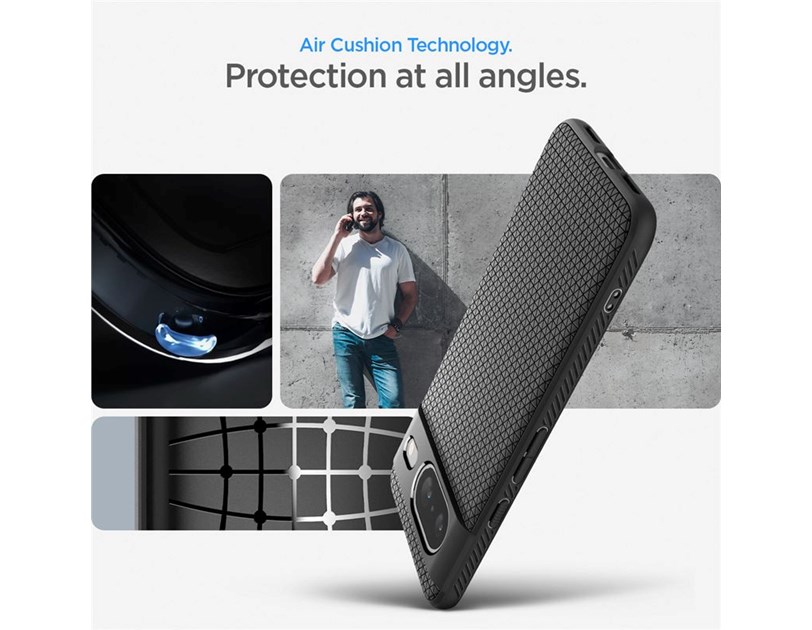 Spigen Liquid Air, zaštitna maska za telefon, mat crna - Google Pixel 8 (ACS06274)
