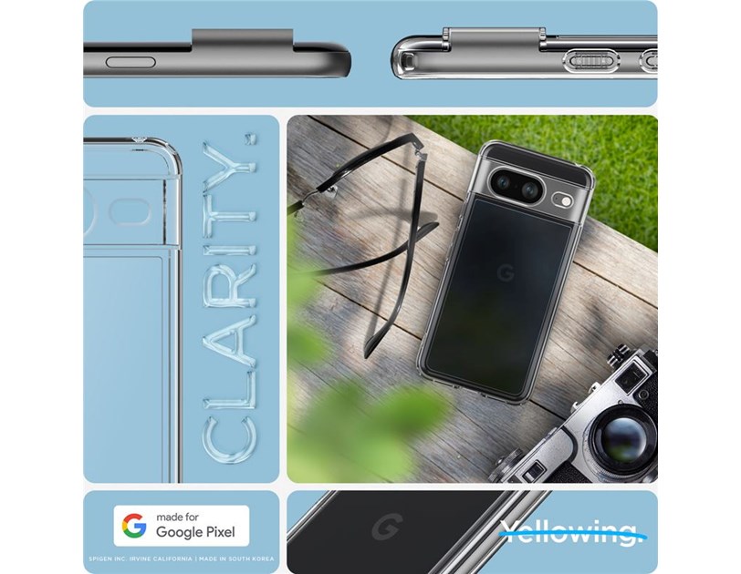 Spigen Ultra Hybrid, zaštitna maska za telefon, prozirna - Google Pixel 8 (ACS06278)