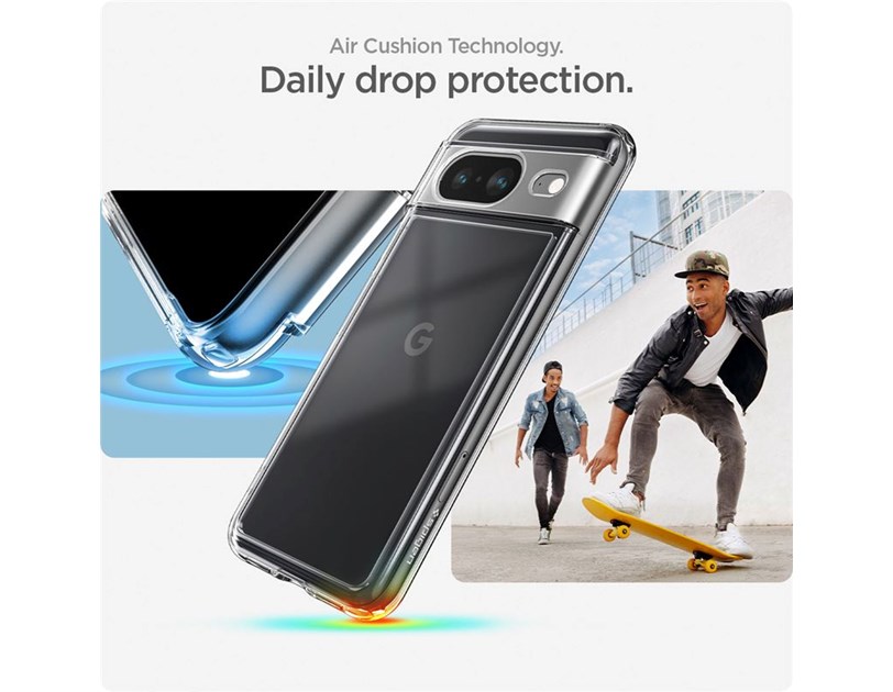 Spigen Ultra Hybrid, zaštitna maska za telefon, prozirna - Google Pixel 8 (ACS06278)