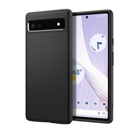 Spigen Liquid Air, zaštitna maska za telefon, crna - Google Pixel 6a