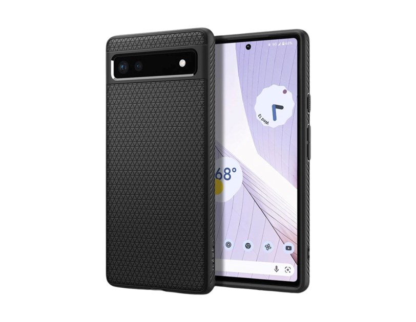 Spigen Liquid Air, zaštitna maska za telefon, crna - Google Pixel 6a