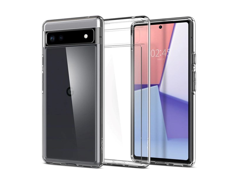 Spigen Ultra Hybrid, zaštitna maska za telefon, prozirna - Google Pixel 6a
