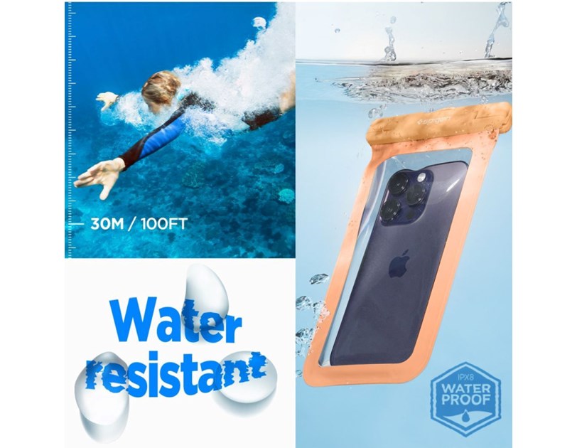 Spigen A601 Vodootporna torbica za telefon, apricot (ACS06007)