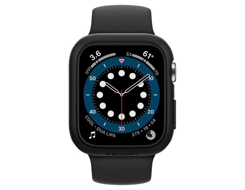 Spigen Thin Fit, zaštitna maska za Apple pametni sat, crna - Apple Watch SE 2022/6/SE/5/4 (44mm)