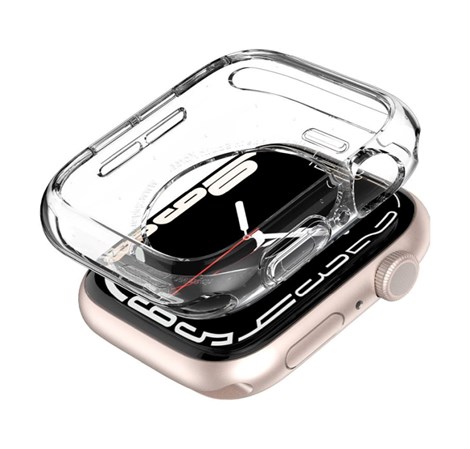 Spigen Liquid Crystal, zaštitna maska za Apple pametni sat, prozirna (45mm/44mm), ACS04196