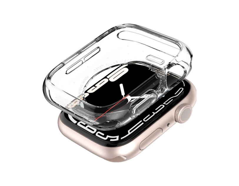 Spigen Liquid Crystal, zaštitna maska za Apple pametni sat, prozirna (45mm/44mm), ACS04196