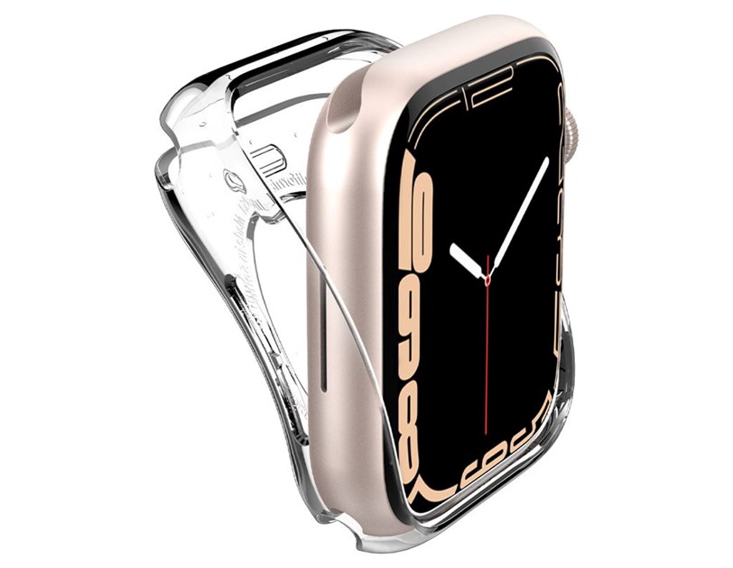 Spigen Liquid Crystal, zaštitna maska za Apple pametni sat, prozirna (45mm/44mm), ACS04196
