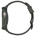 Spigen Rugged Armor Pro, zaštitna maska s remenom za Apple pametni sat, zelena - Apple Watch 8/7 (45mm)/SE 2022/6/SE/5/4 (44mm)